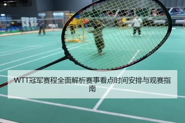 WTT冠军赛程全面解析赛事看点时间安排与观赛指南
